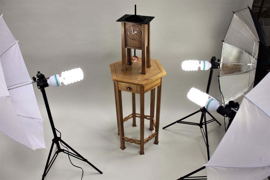 Oak Mantle Clock Table – Steven Hampson Designer and Maker of Fine ...